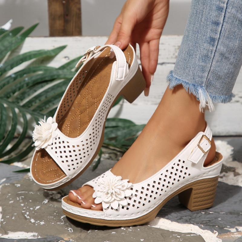 Women Shoes Model - Women Chunky Heel Sandals Summer 2026