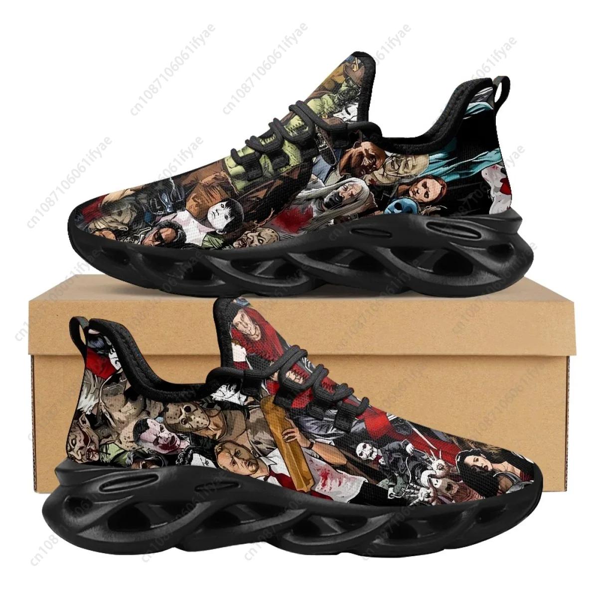 Women Shoes Myer - Horror Movie Killer Character Sneakers for