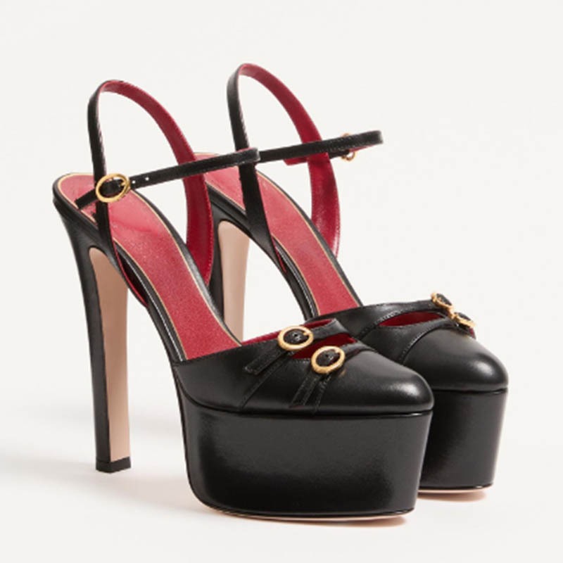 Women Shoes Model - French Style Luxury High-Heeled Shoes with
