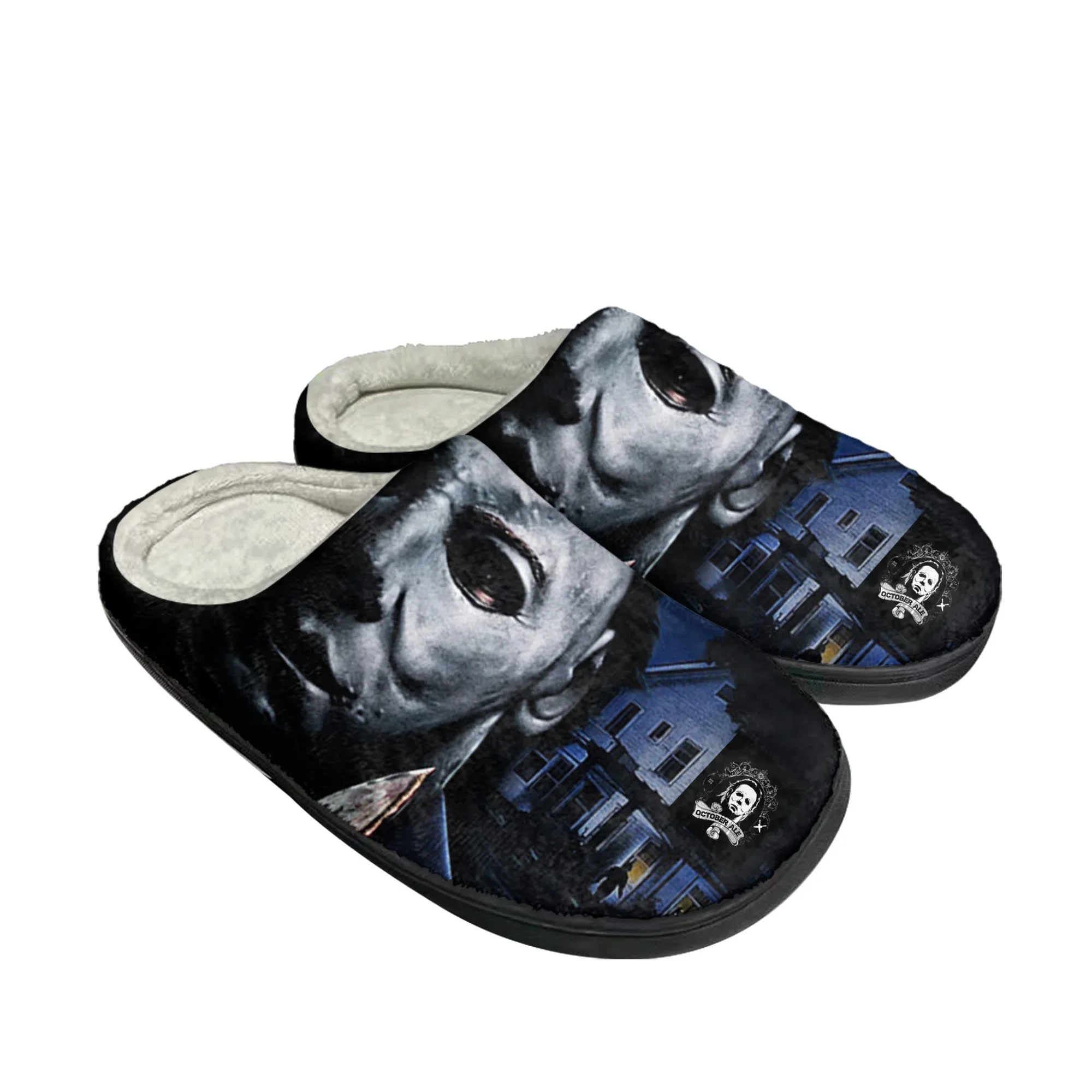 Women Shoes Myer - Horror Halloween Home Cotton Custom Slippers
