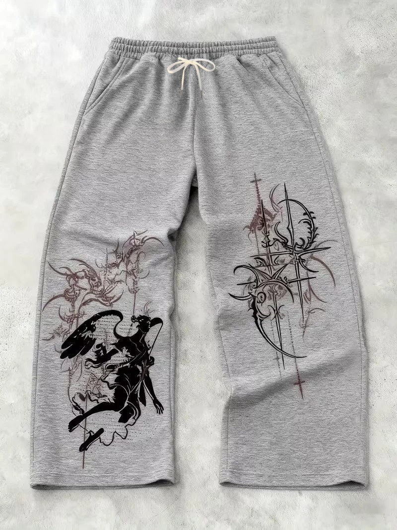 Quick Dry 3D Print Long Pants, - Women Shoes Joggers ulasan dan harga