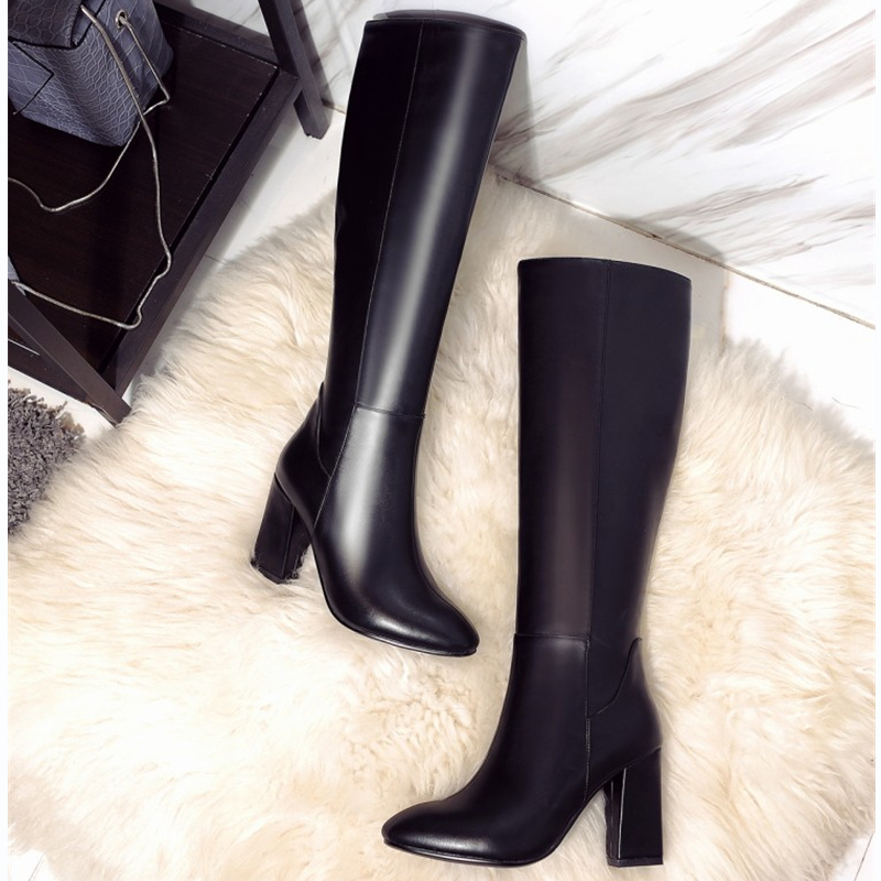 Fashion Red Winter Women's Kne - Zip Up Boots Short ulasan dan harga