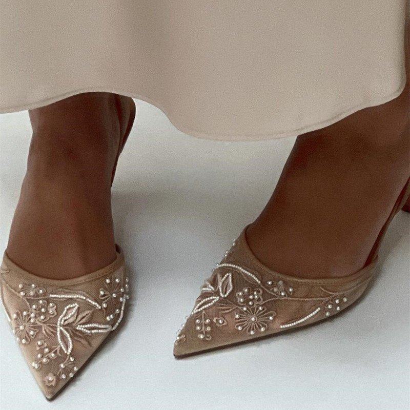 Summer and Autumn Pointed Fine - Women Shoes Luxury Brand ulasan dan harga