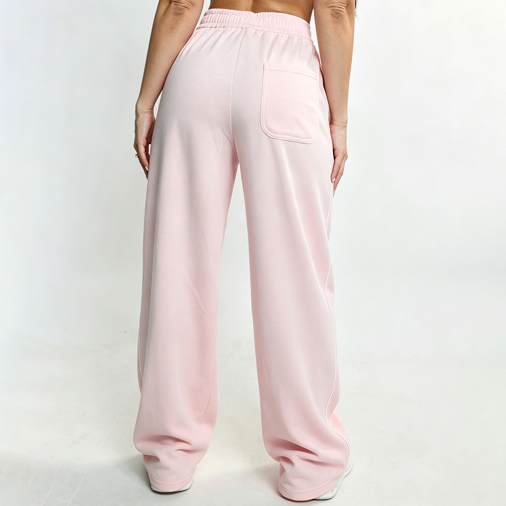 Bum Striped Baggy Pants Wide L - Women Shoes Joggers ulasan dan harga
