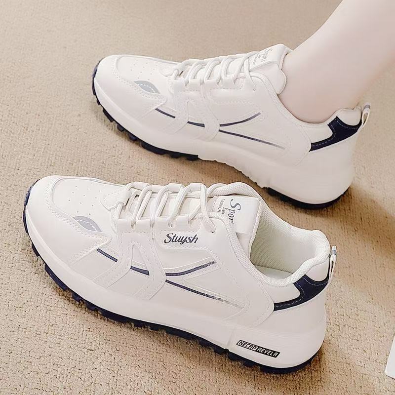 Women's Fashionable White Casu - Women'S Shoes Trendy ulasan dan harga