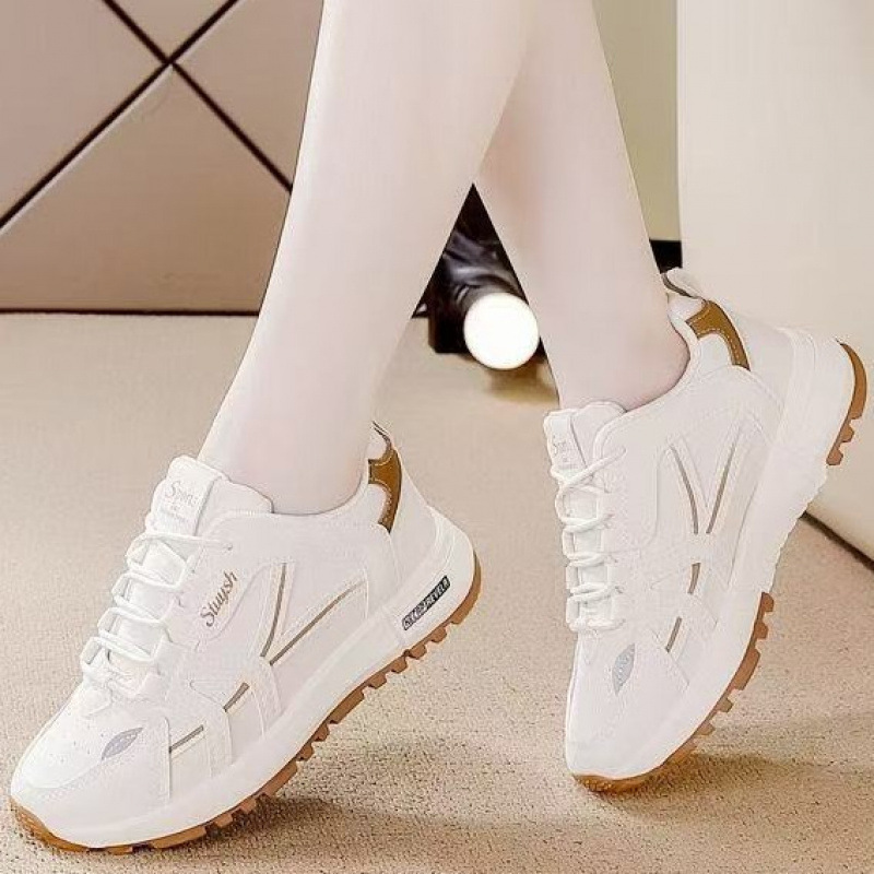 Women's Fashionable White Casu - Women'S Shoes Trendy ulasan dan harga
