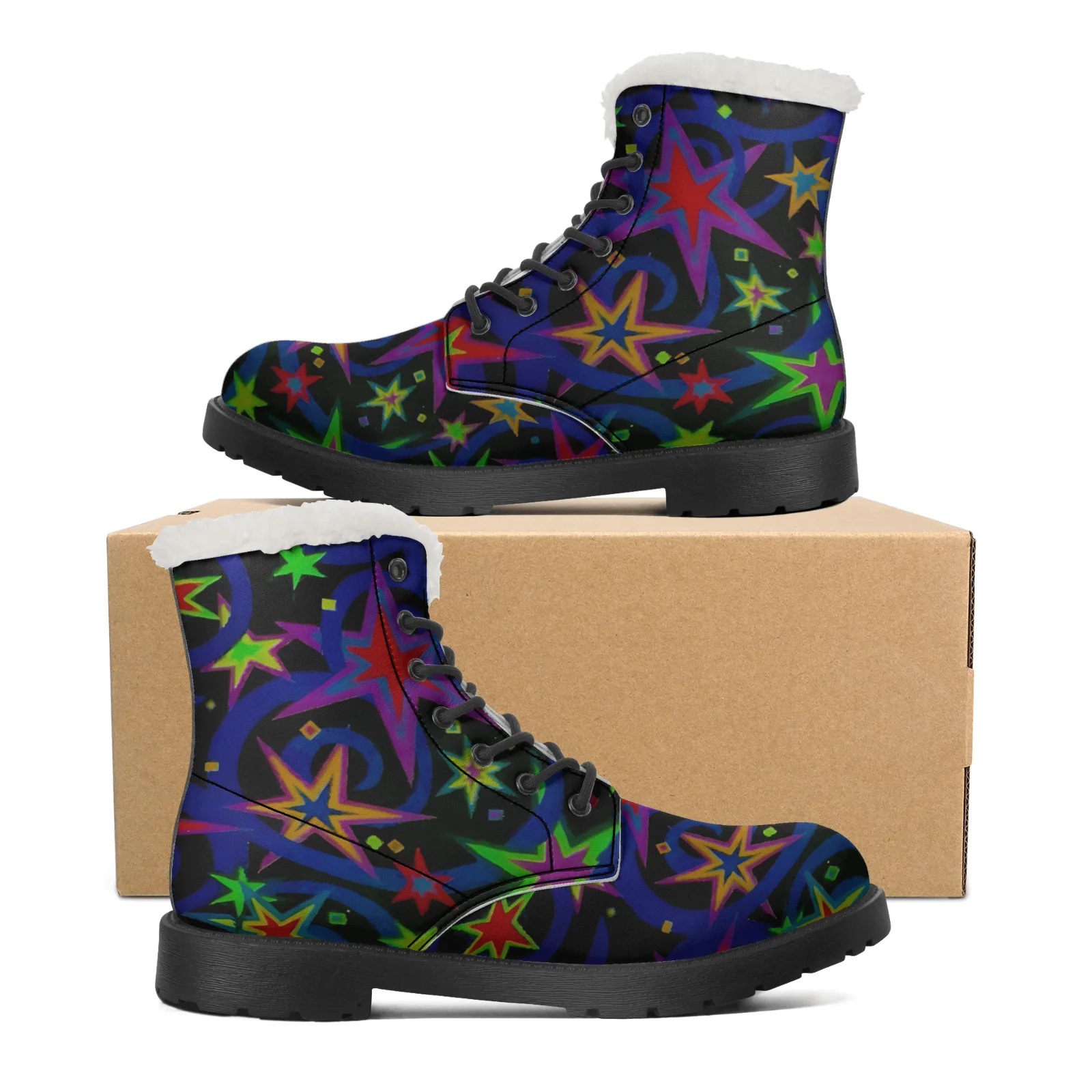 Starlit Sky Plush Snow Boots f - Women Shoes Us To Eu ulasan dan harga