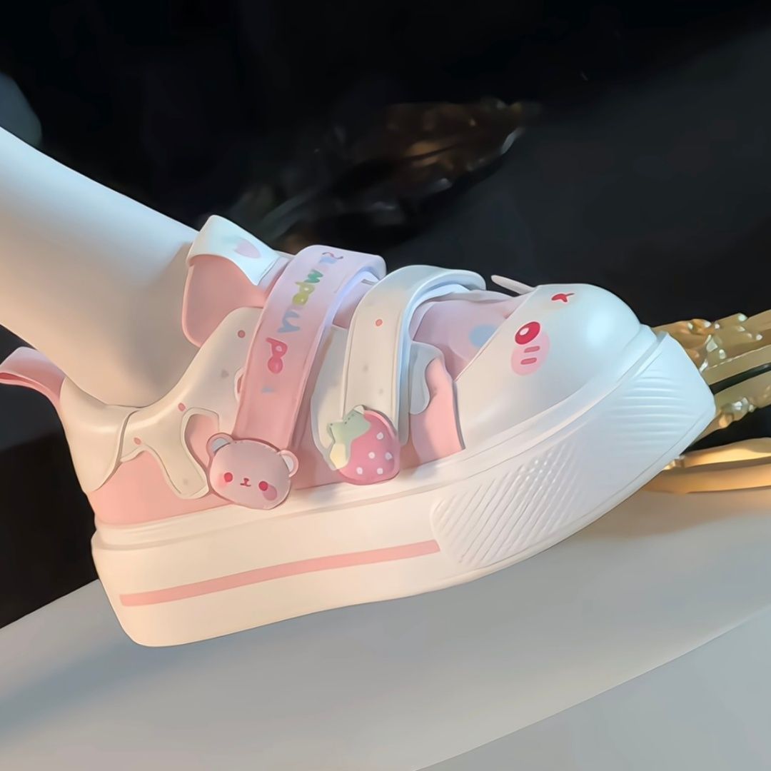 2026 Autumn New Cute Strawberr - Women'S Shoes Com ulasan dan harga