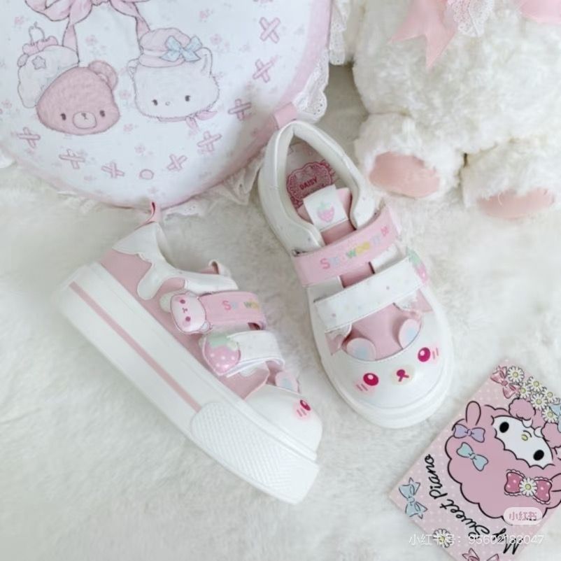 2026 Autumn New Cute Strawberr - Women'S Shoes Com ulasan dan harga