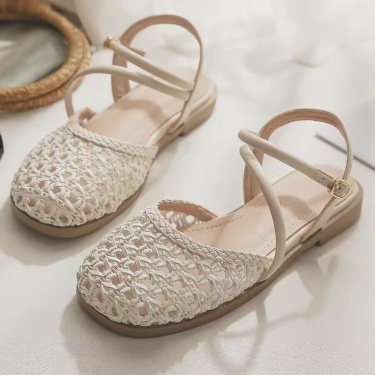 French-style Closed-toe Sandal - Women'S Heels ulasan dan harga