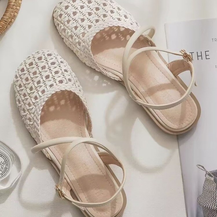 French-style Closed-toe Sandal - Women'S Heels ulasan dan harga