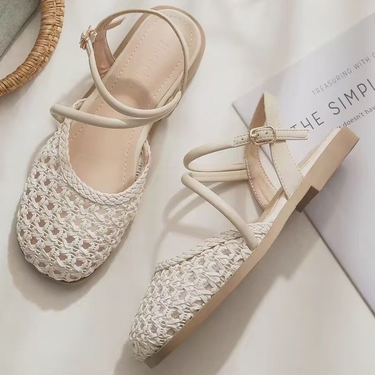 French-style Closed-toe Sandal - Women'S Heels ulasan dan harga