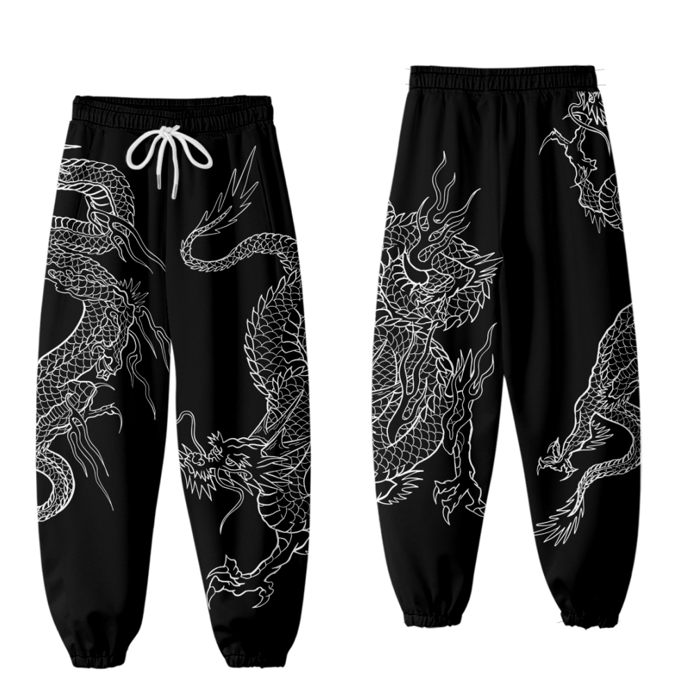 Anime Dragon 3D Sweatpants Fas - Women Shoes Joggers ulasan dan harga