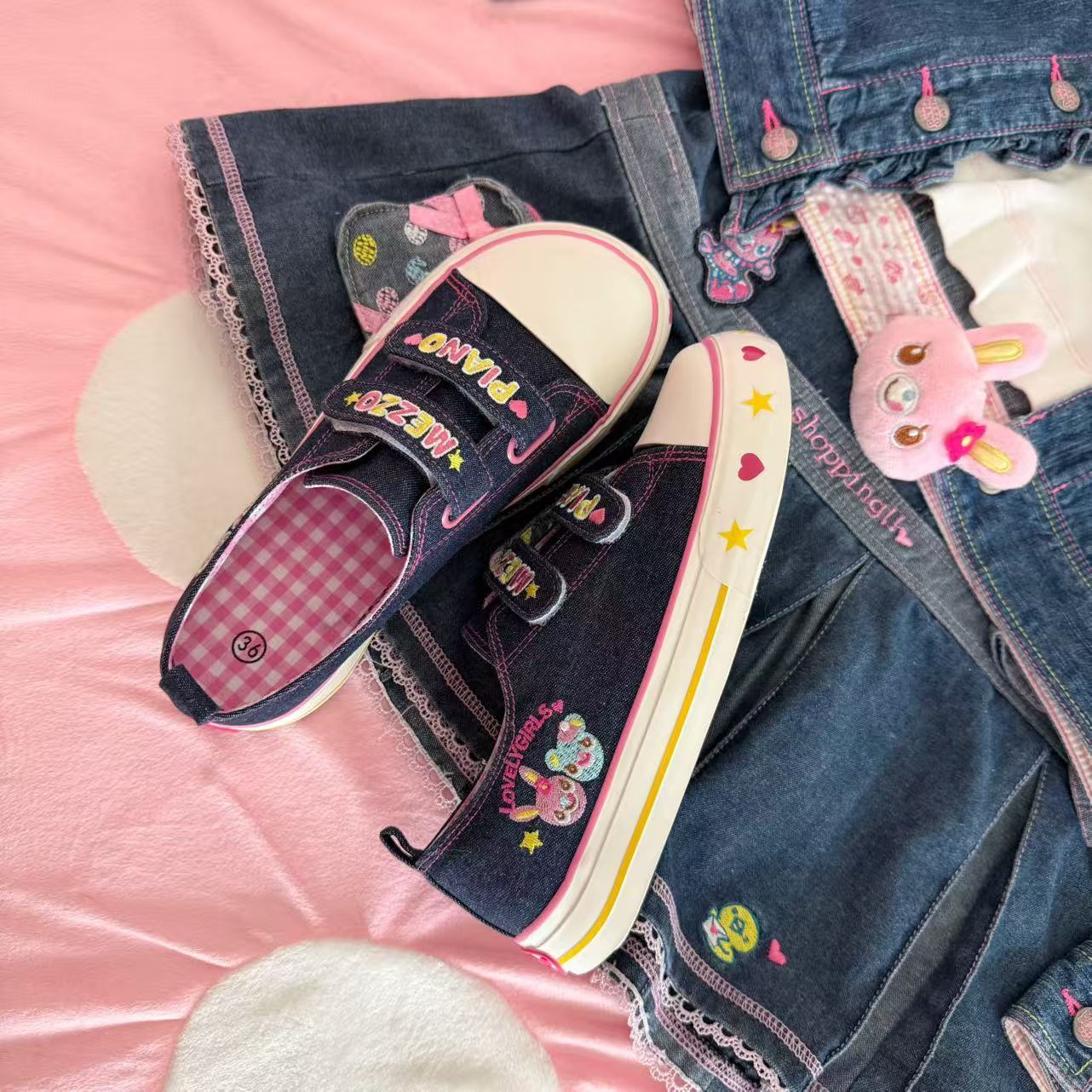 Spring Summer New Low-top Embr - Women'S Shoes Com ulasan dan harga