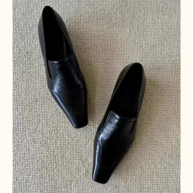 Retro Square Toe Deep Mouth Sl - Women'S Heels ulasan dan harga