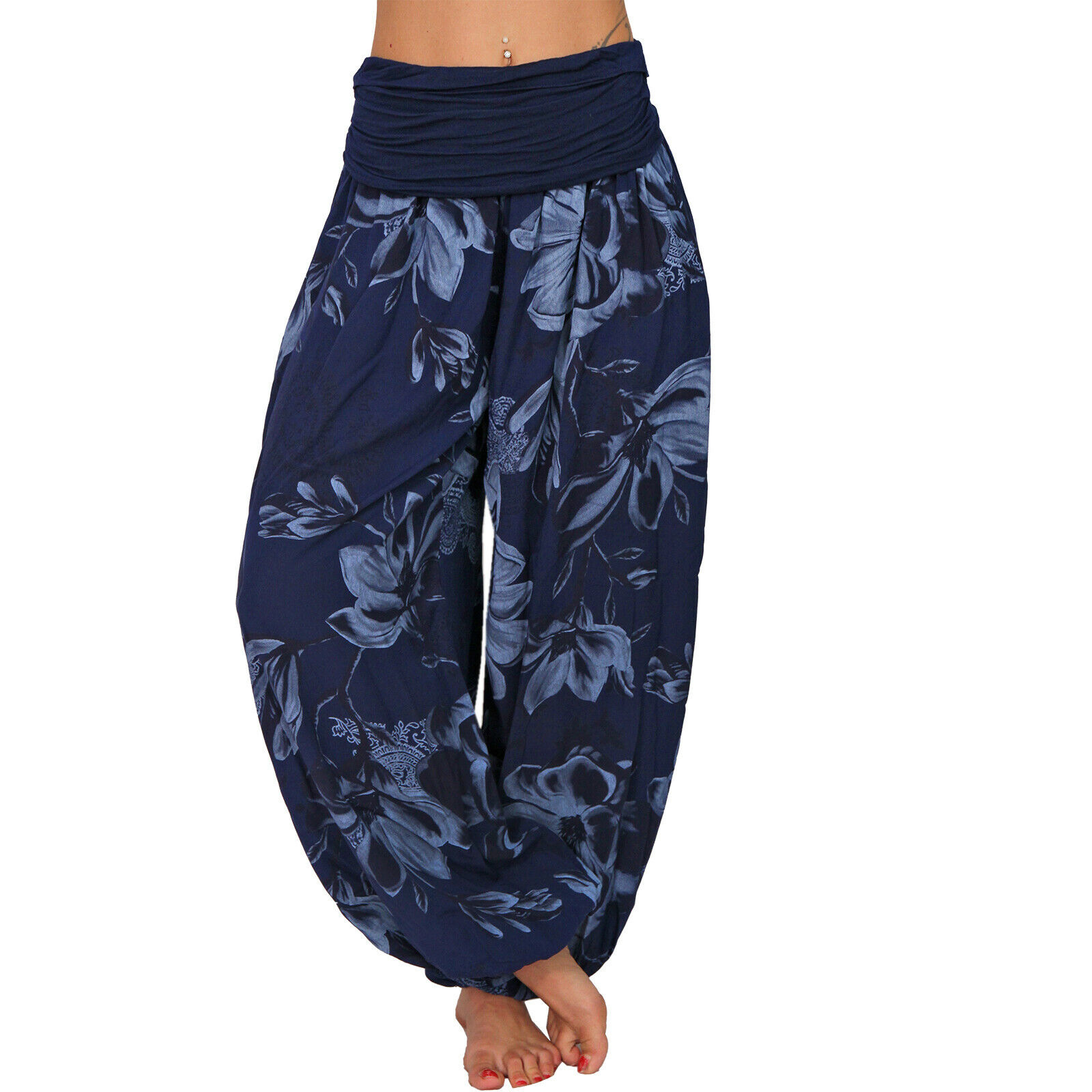 Women's Harem Pants Printed Lo - Women Shoes Joggers ulasan dan harga