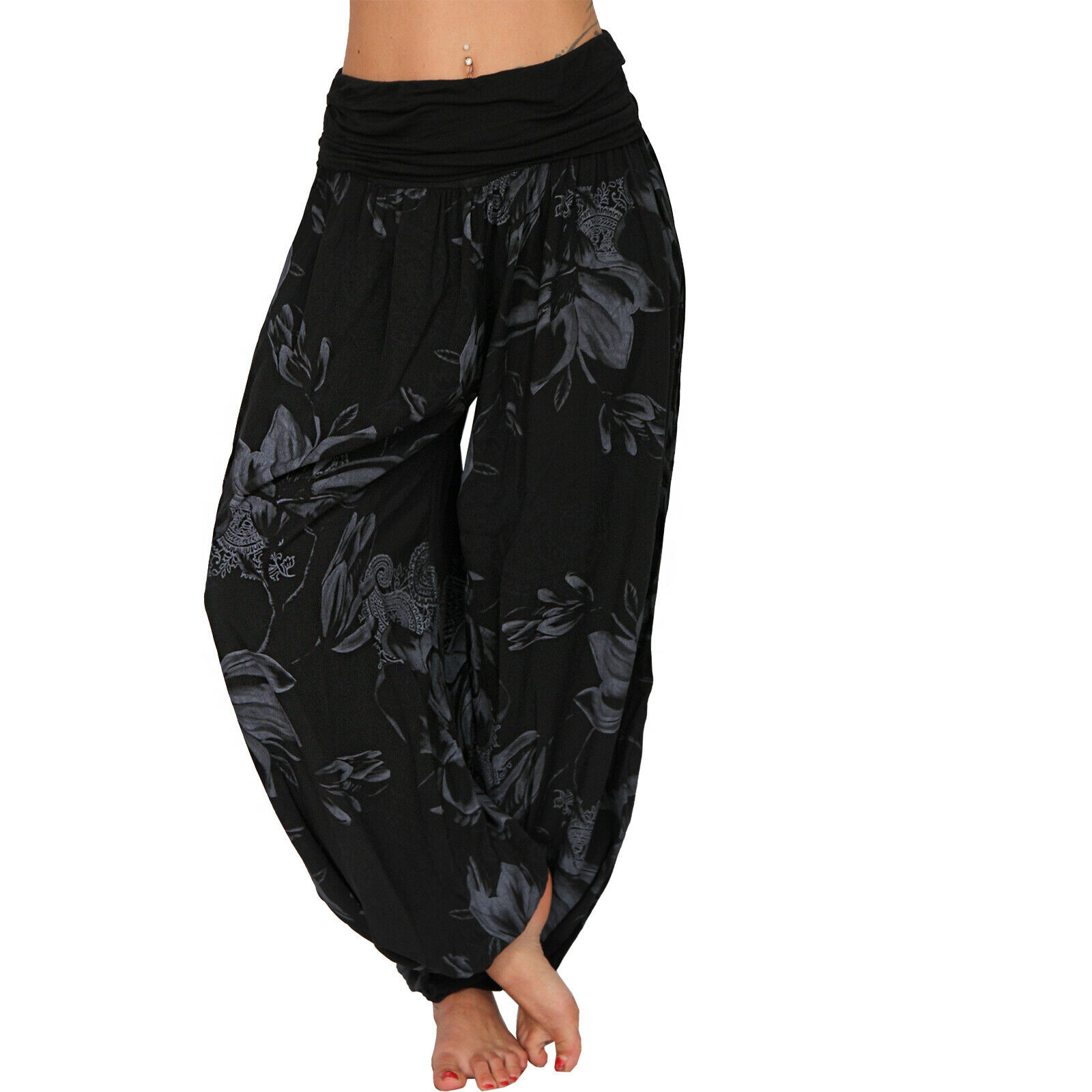 Women's Harem Pants Printed Lo - Women Shoes Joggers ulasan dan harga