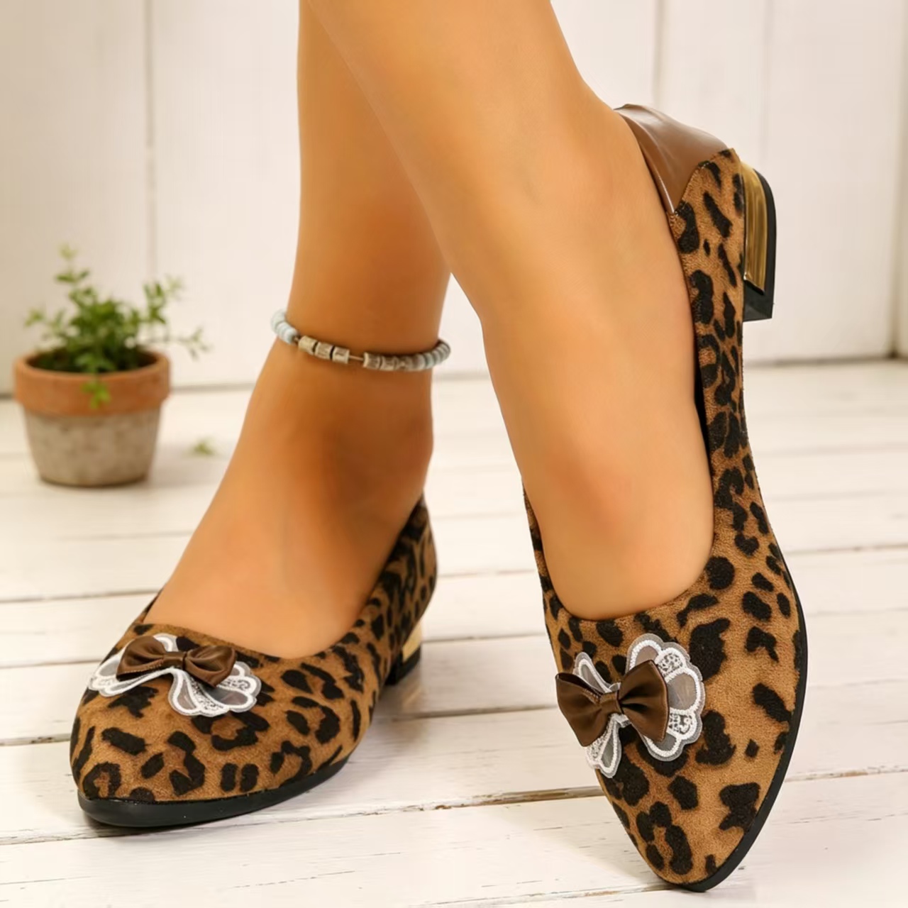 Autumn Fashion Pointed Toe Low - Women'S Heels ulasan dan harga
