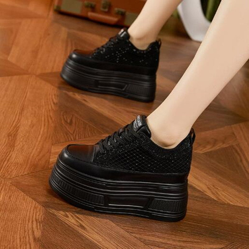 Luxury 9CM Air Mesh Synthetic  - Women Shoes Luxury Brand ulasan dan harga