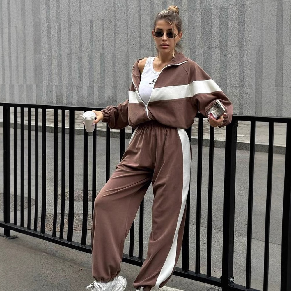 Two Piece Sets Pant Set Tracks - Women Shoes Joggers ulasan dan harga