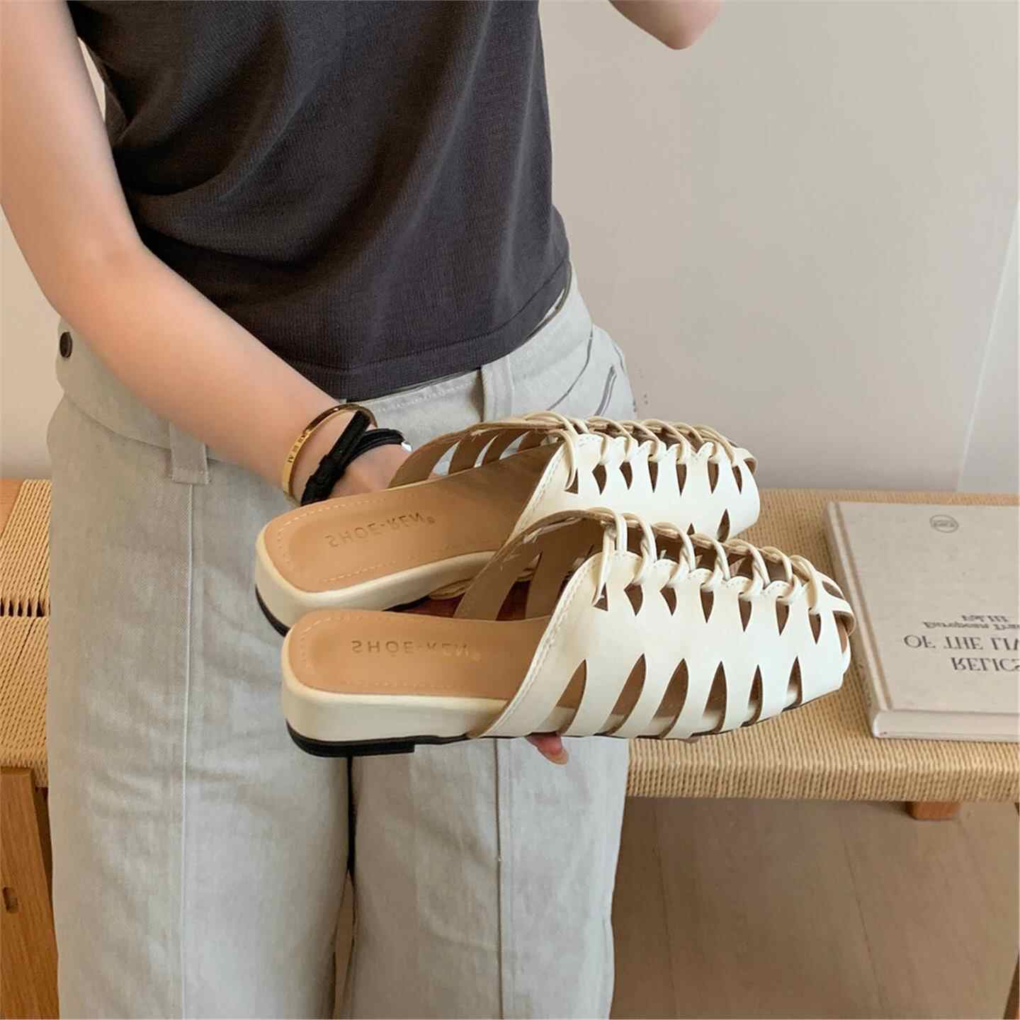 luxury brand Handmade Weaving  - Women Shoes Luxury Brand ulasan dan harga