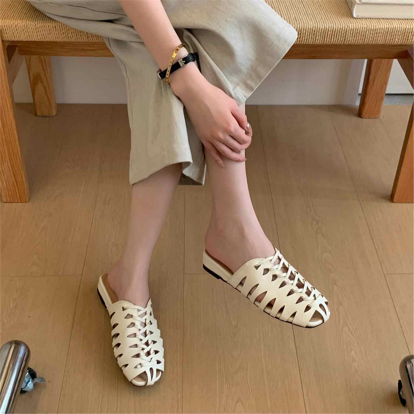 luxury brand Handmade Weaving  - Women Shoes Luxury Brand ulasan dan harga