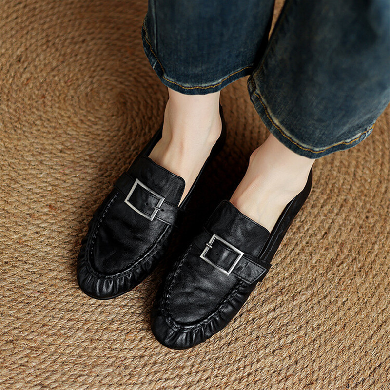 New Autumn Genuine Leather Wom - Women'S Heels ulasan dan harga