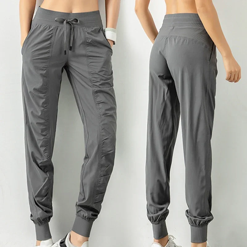 Sweatpants Fabric Drawstring R - Women Shoes Joggers ulasan dan harga