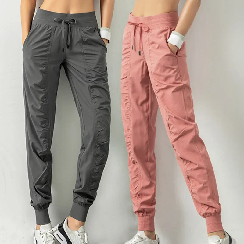 Sweatpants Fabric Drawstring R - Women Shoes Joggers ulasan dan harga