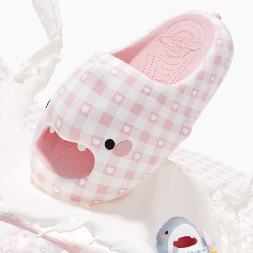 Shark Slippers Men Plaid Dot S - Women'S Shoes Cloud ulasan dan harga