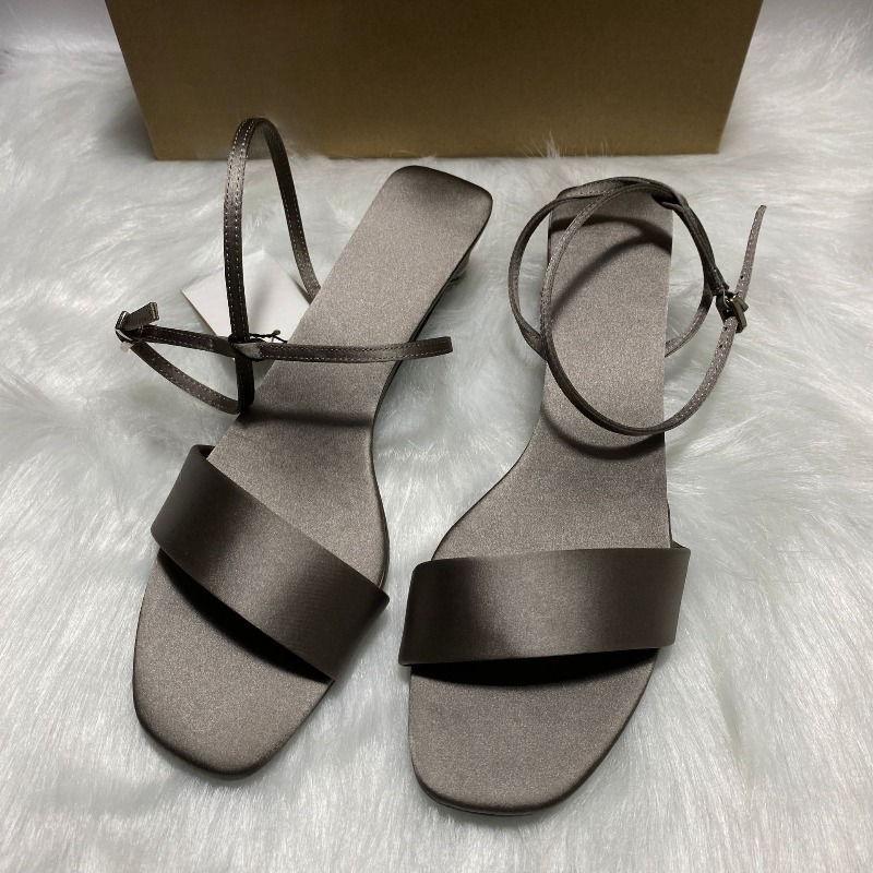 Luxury Satin Ankle Strap Low H - Women Shoes Luxury Brand ulasan dan harga