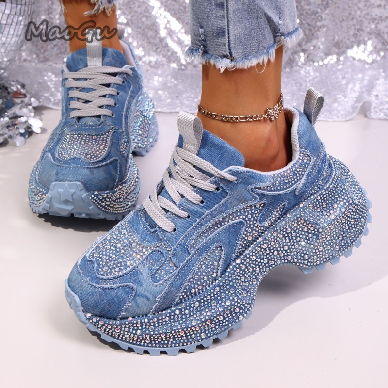 Fashion Rhinestone Women's Chu - Women'S Shoes Com ulasan dan harga