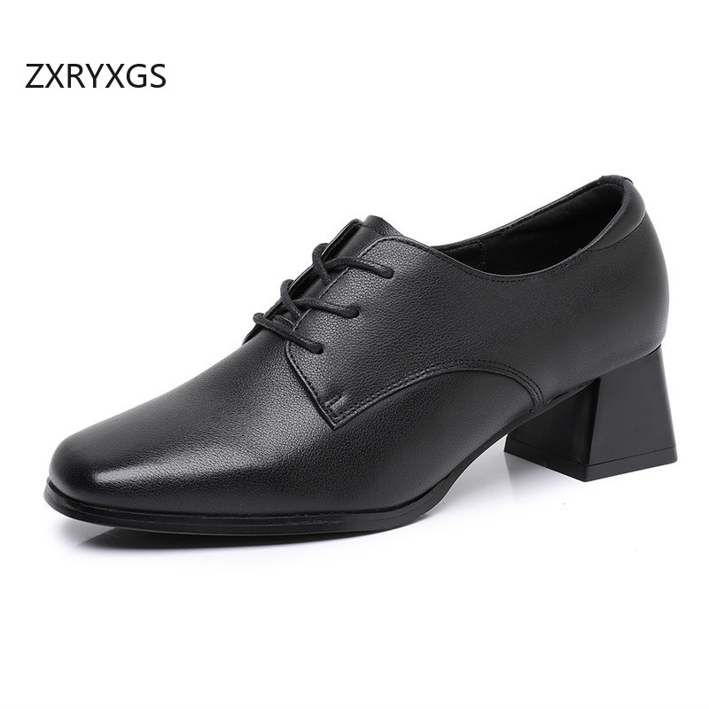 ZXRYXGS 2025  Top Cowhide Lace - Women Shoes Size 4 In Cm ulasan dan harga