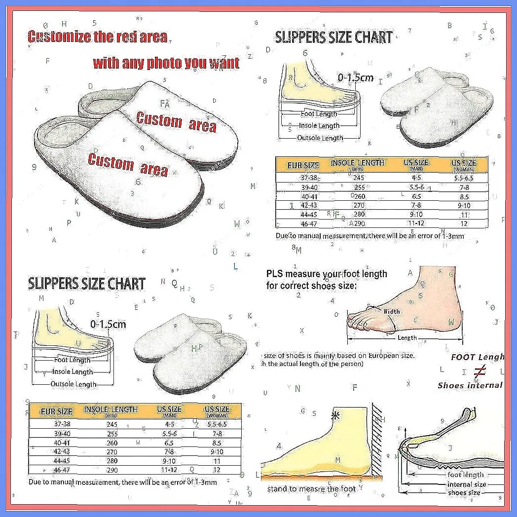 Custom Personalized Slippers f - Women Shoes Name ulasan dan harga