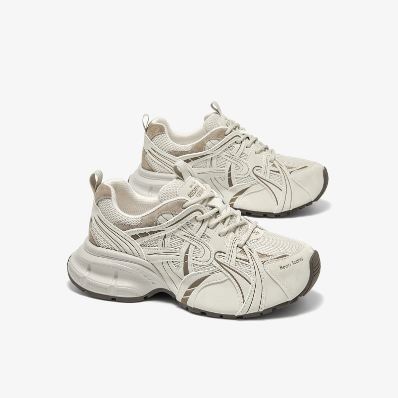 BEAUTODAY Chunky Sneakers Wome - Women'S Shoes Com ulasan dan harga