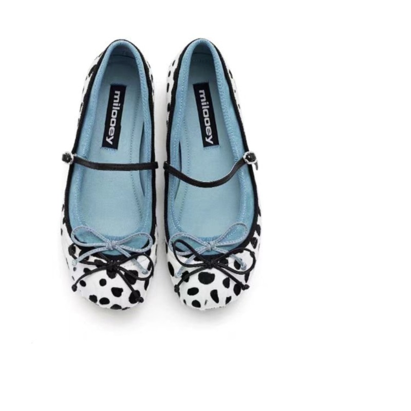 2026French Flat Bottomed Rotun - Women'S Heels ulasan dan harga