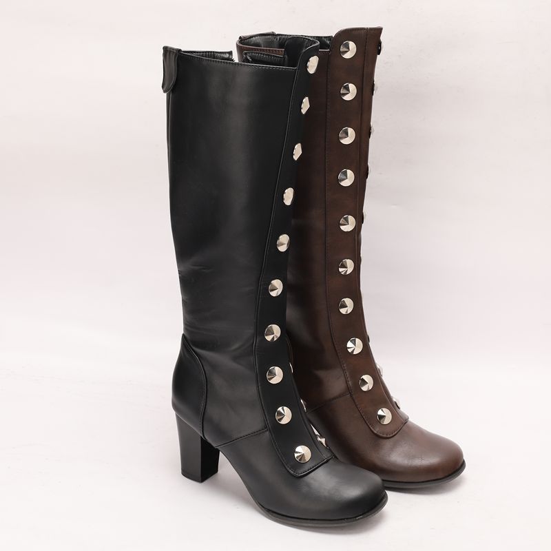 REAVE CAT Female Knee High Boo - Zip Up Boots Short ulasan dan harga