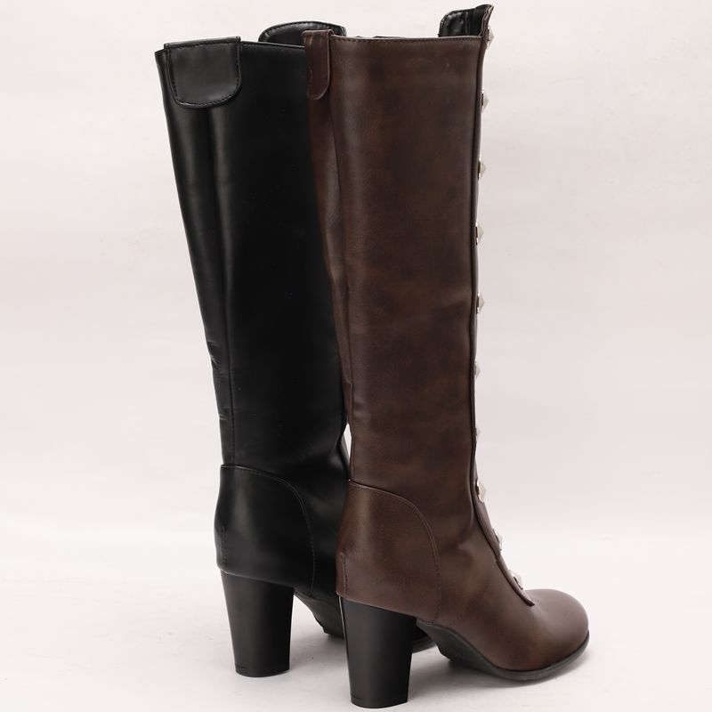 REAVE CAT Female Knee High Boo - Zip Up Boots Short ulasan dan harga