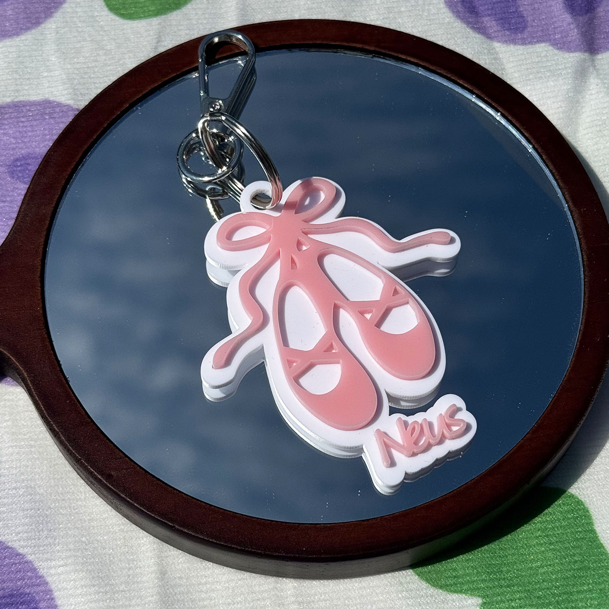 Custom Name Acrylic Keychain P - Women Shoes Name ulasan dan harga
