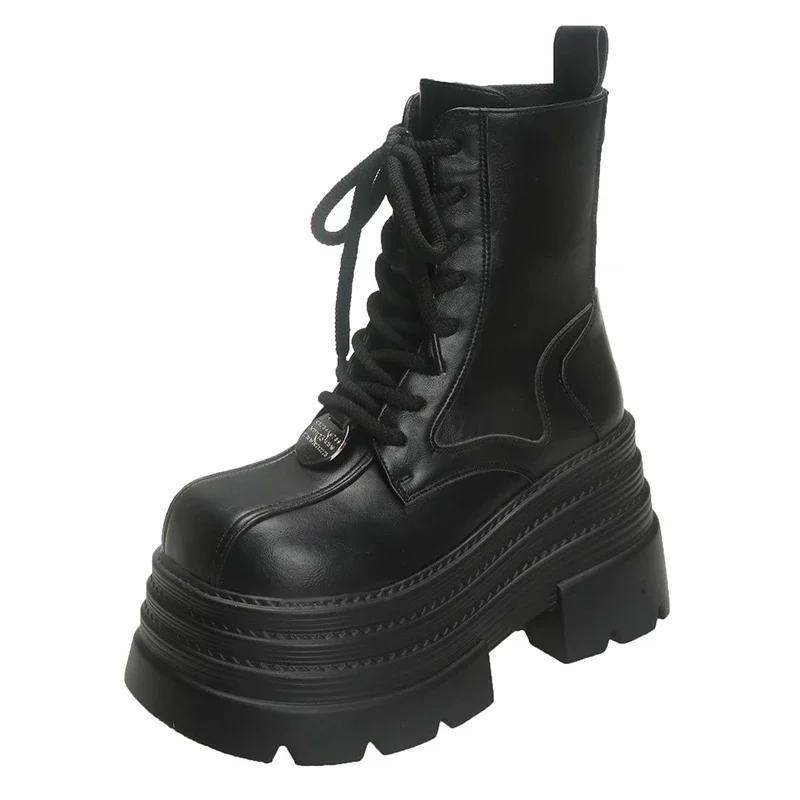 Women Boots Gothic Leather Wom - Women Shoes Luxury Brand ulasan dan harga