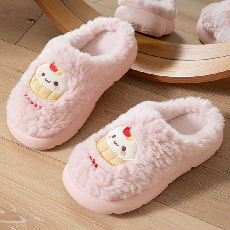 Cute Cartoon Decorat Fluffy Fu - Women'S Shoes Cloud ulasan dan harga