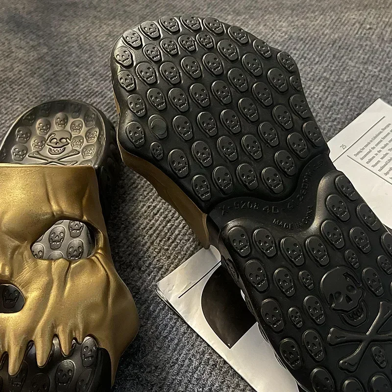 Summer Men Skull Slipper Y2k C - Women'S Shoes Cloud ulasan dan harga