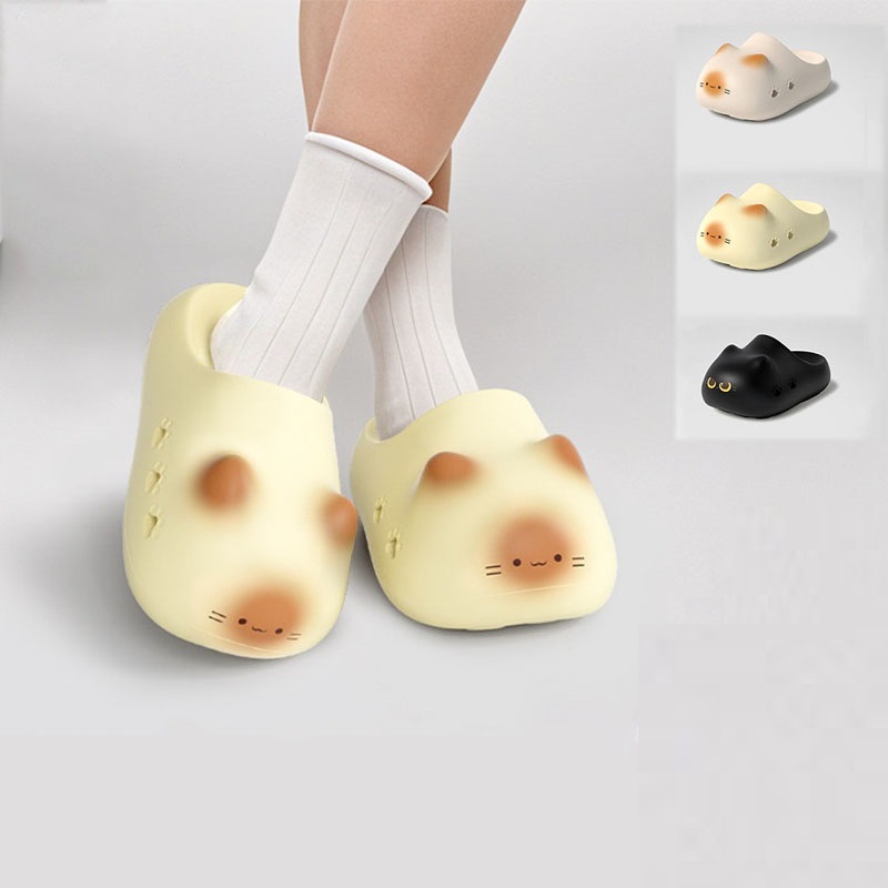 New creative black cat slipper - Women'S Shoes Cloud ulasan dan harga