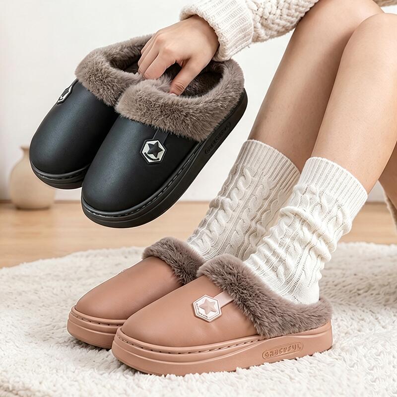 Soft Cloud Thick Bottom Furry  - Women'S Shoes Cloud ulasan dan harga